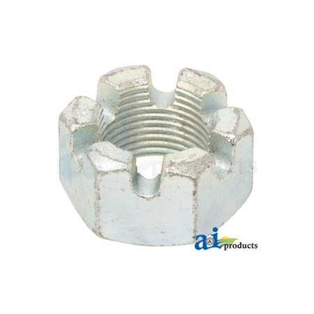 A & I Products Nut 1-1/8"-12 Slotted 1.7" x1.7" x1" A-44383BH